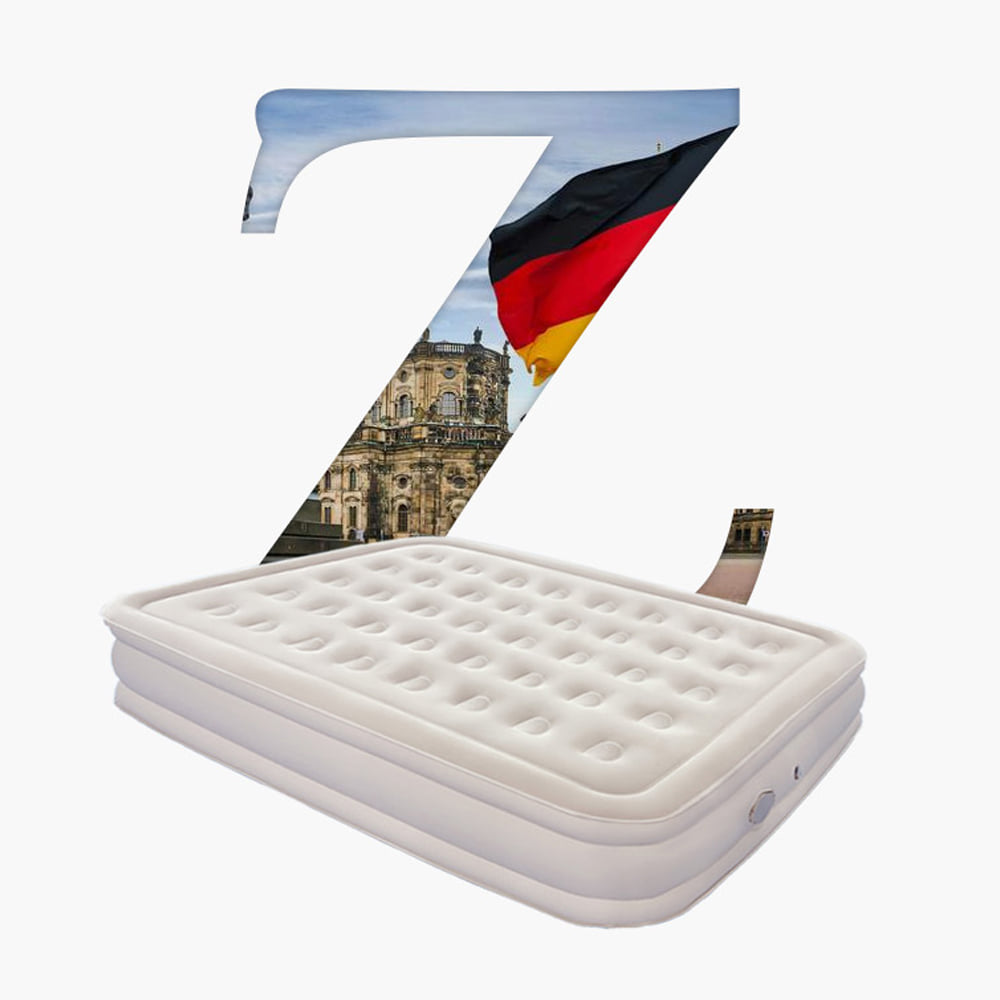 [자충매트] 독일 짐머만 원터치 에어자동침대 캠핑 에어침대 휴대용 매트리스